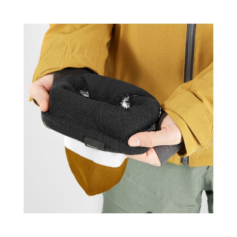 Gorro Flatspin Reversible Negro Salomon-2
