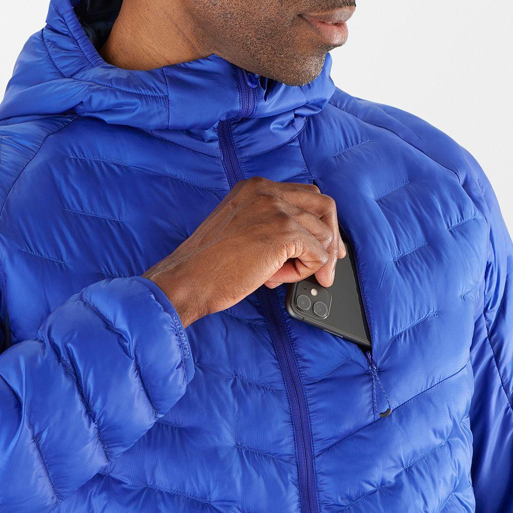 Chaqueta Hombre Outline Primaloft Hdy M Surf The Web/Navy Iris Salomon-5