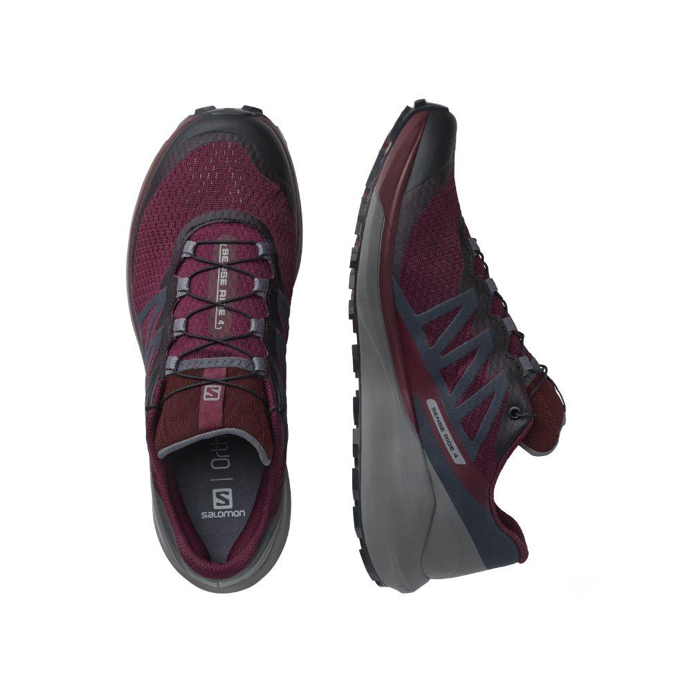 Zapatilla Mujer Sense Ride 4 Burdeo Salomon-5