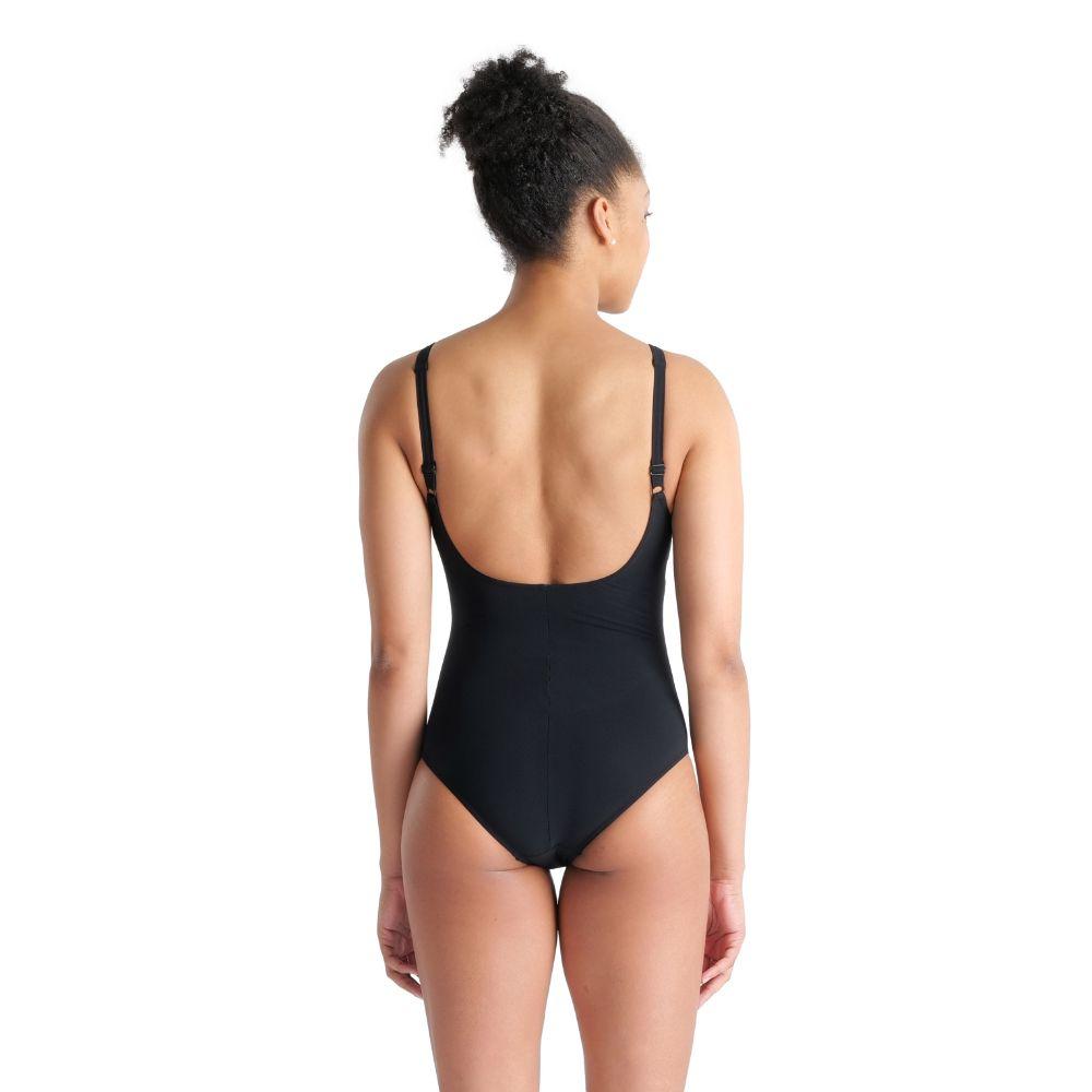 Traje De Baño De Una Pieza Mujer Bodylift Emma Negro Arena-1