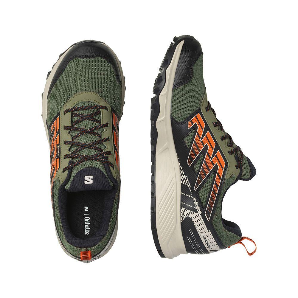 Zapatilla Hombre Wander Gtx Verde Salomon-5