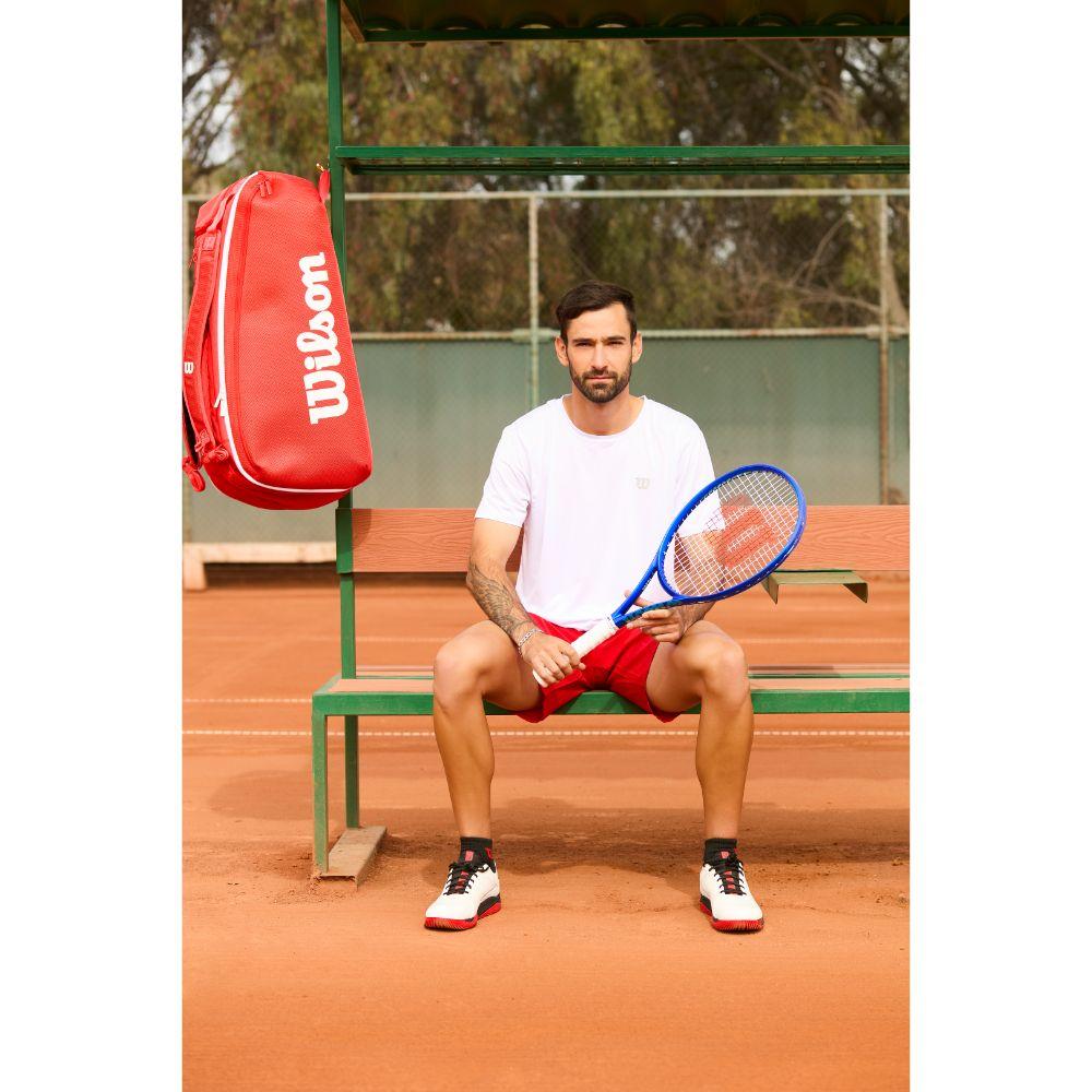 Short Poliester Caballero Rojo Wilson-4