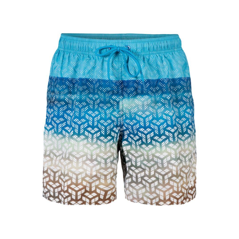 Short Playa Hombre Placed Azul Arena-0