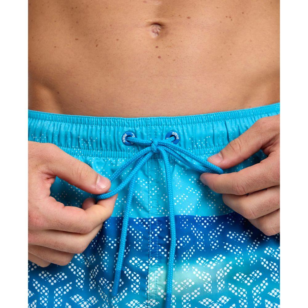 Short Playa Hombre Placed Azul Arena-3
