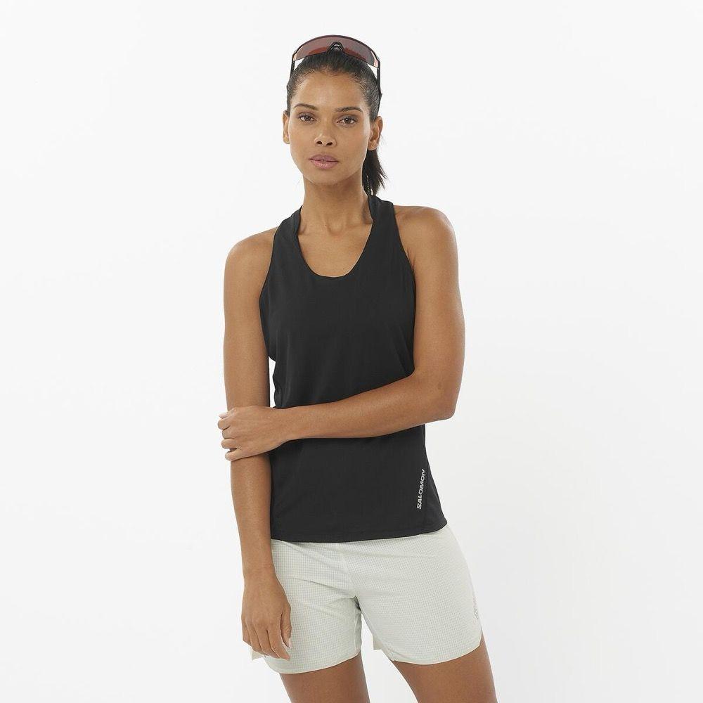 Polera Mujer Sense Aero Singlet W Ne Salomon-2