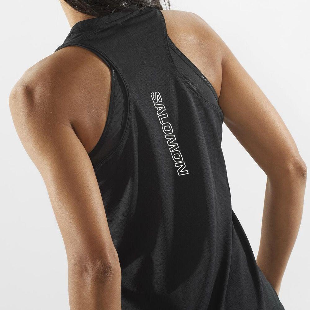 Polera Mujer Sense Aero Singlet W Ne Salomon-4