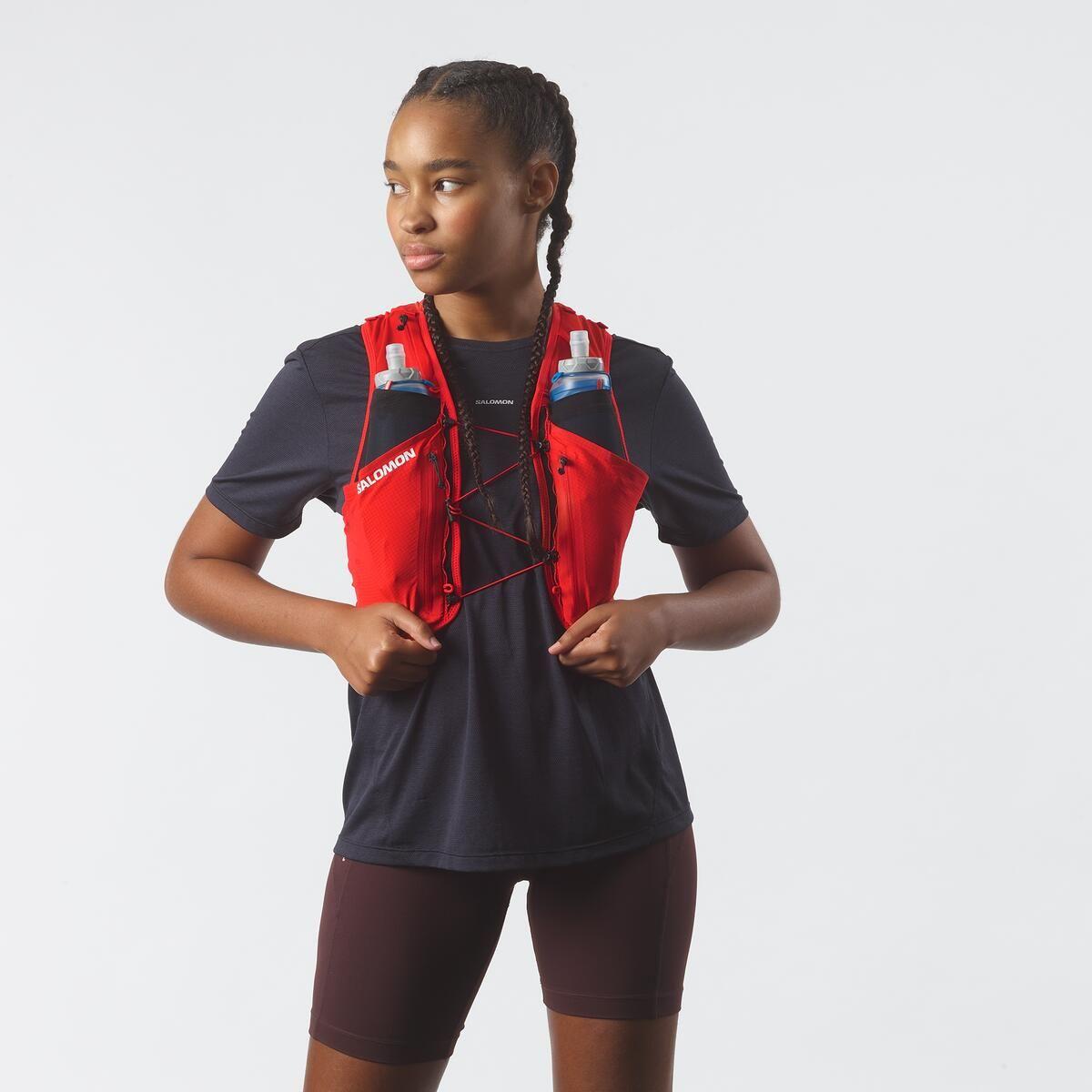 Mochilas Trail Running Sense Pro 6 Rojo Salomon-0