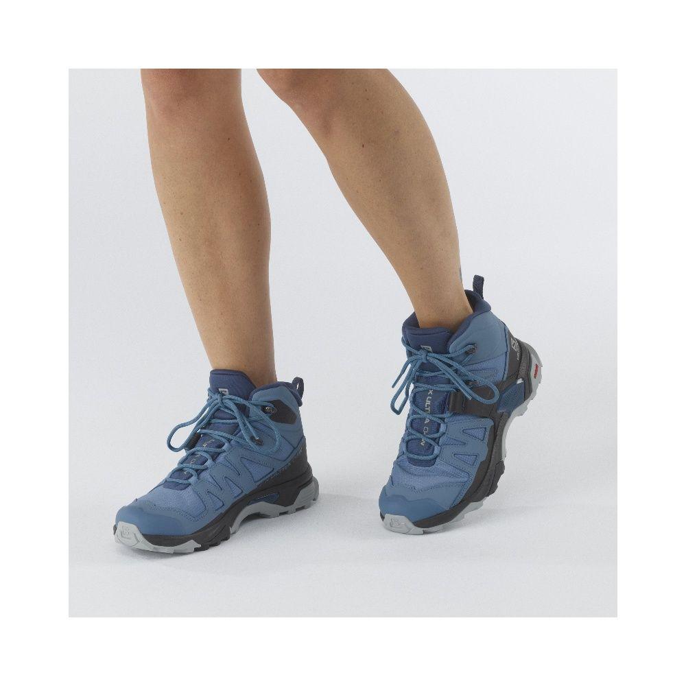 Zapatilla Mujer X Ultra 4 Gtx Azul Salomon-4
