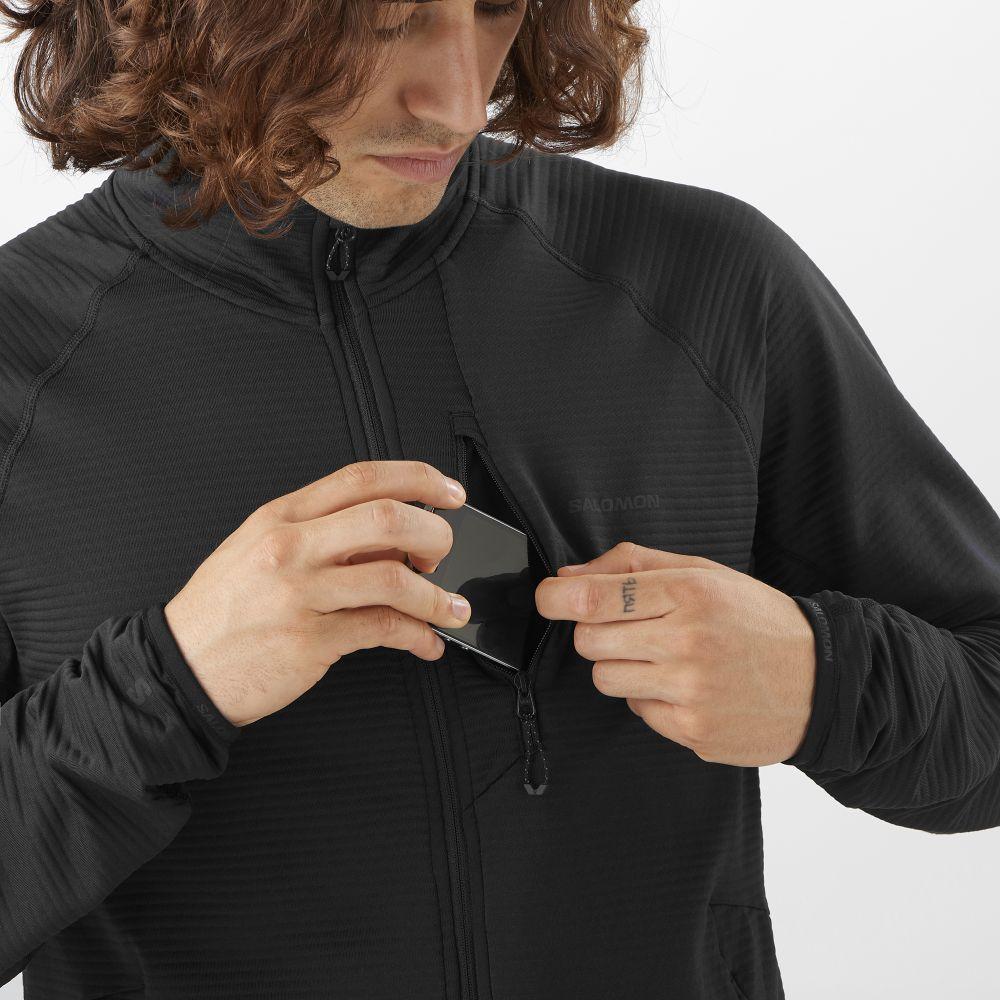 Poleron Hombre Essential Lt  M Ne Salomon-3