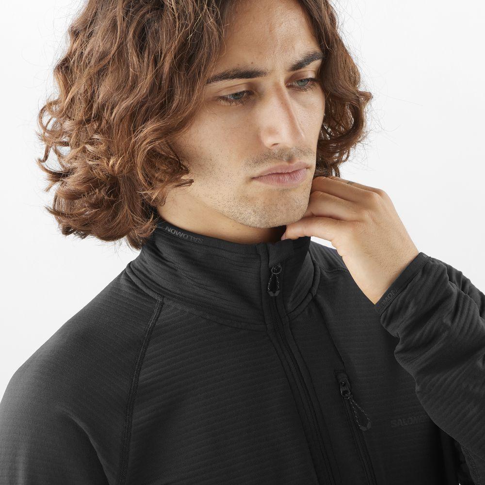Poleron Hombre Essential Lt  M Ne Salomon-4