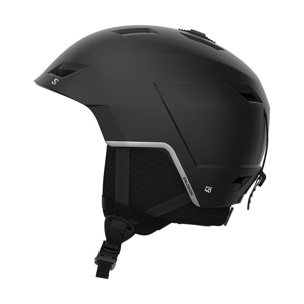 Casco Pioneer Lt Negro Silver Salomon-3
