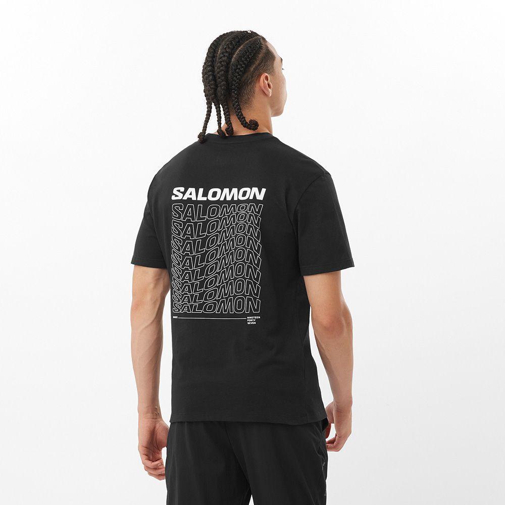Polera Sal Dynamic Logo Ss Tee M Hombre Salomon-2