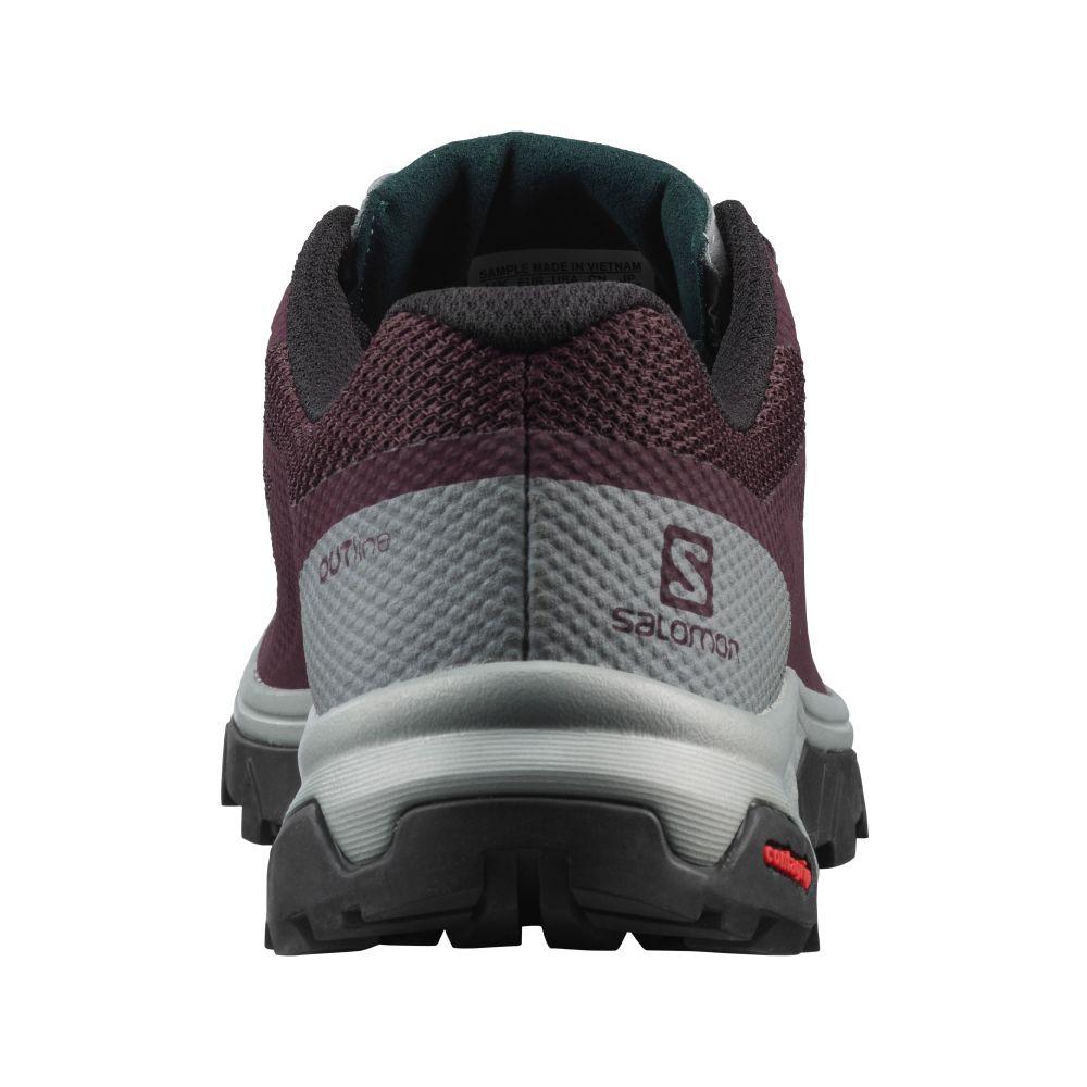 Zapatilla Mujer Outline Burdeo Salomon-4