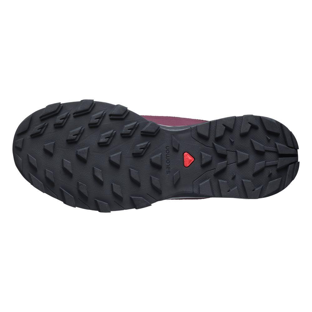 Zapatilla Mujer Outline Burdeo Salomon-5