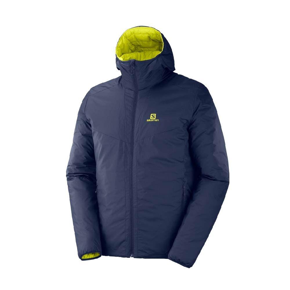 Chaqueta Hombre Drifter Loft Hoodie Amarilla Salomon-1