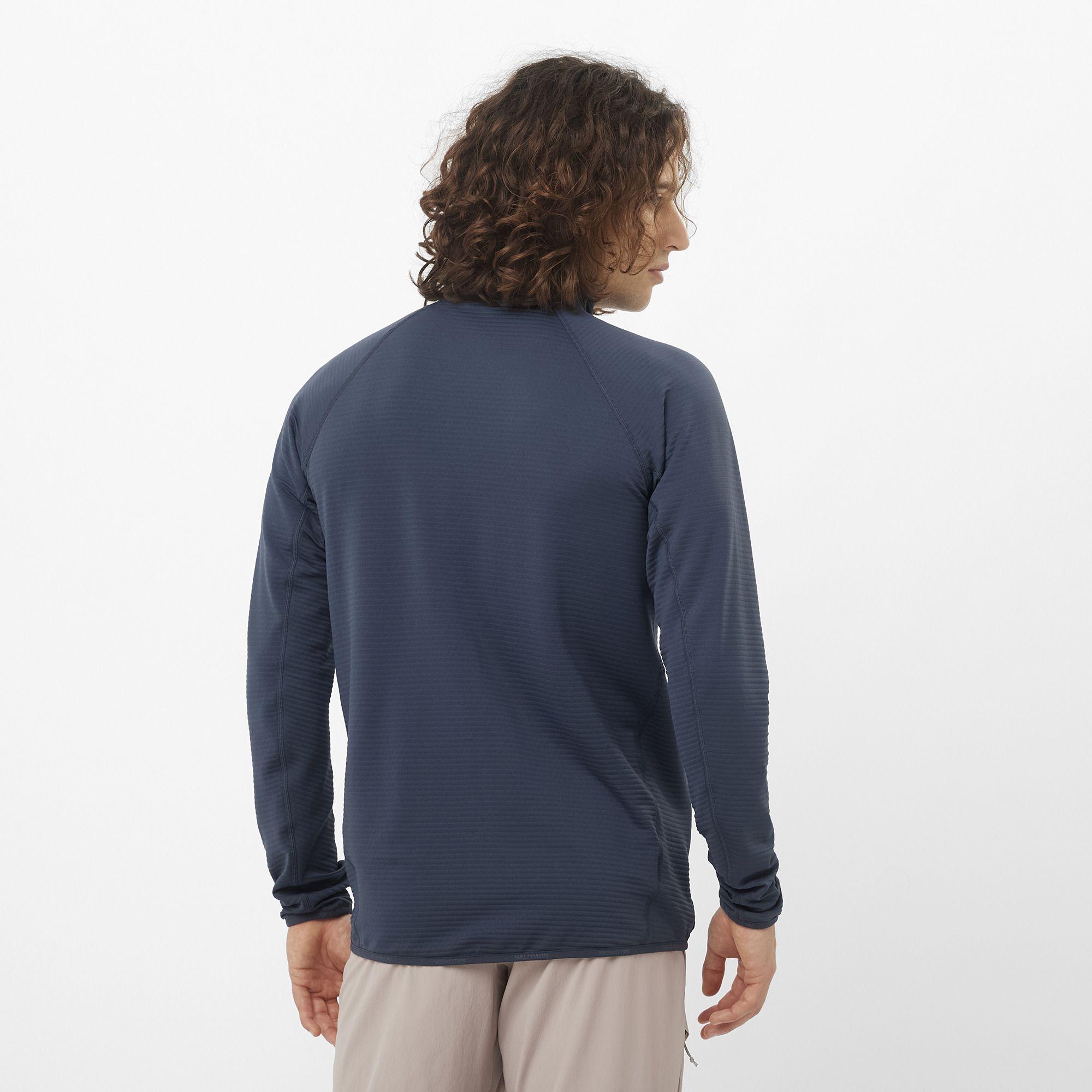 Poleron Hombre Essential Lt M Az Salomon-1