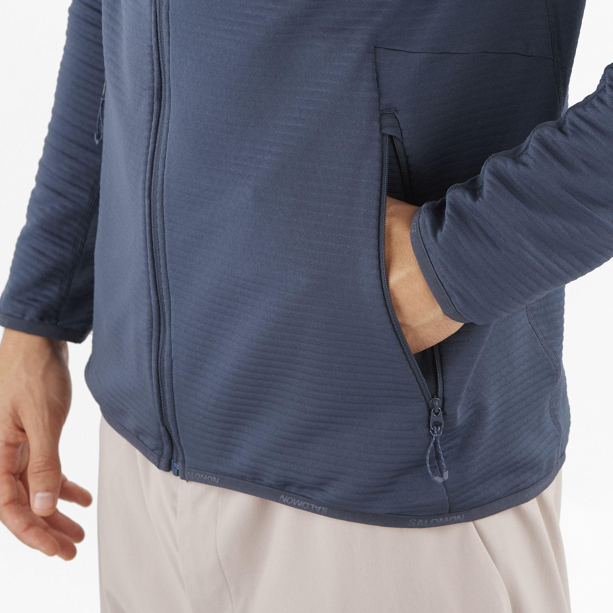 Poleron Hombre Essential Lt M Az Salomon-6