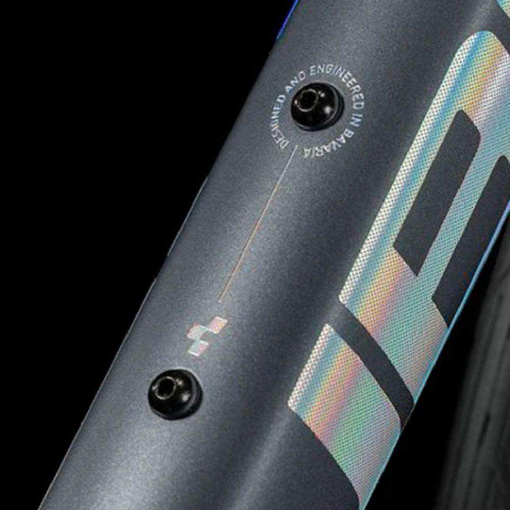 Bicicleta Ruta Cube Axial Ws Race Metalblack´N´Rainbow 47 Cm/ Xxs-1