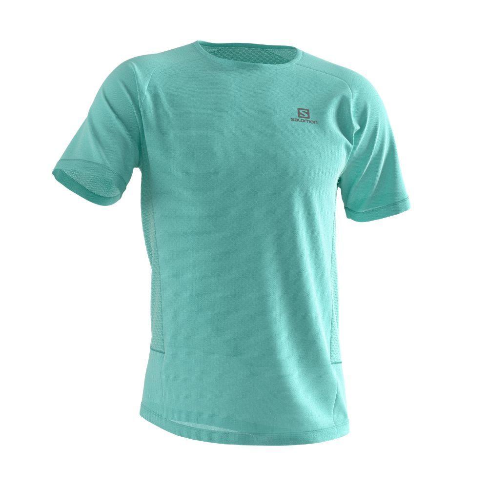 Polera Hombre Cross Rebel Verde Salomon-1