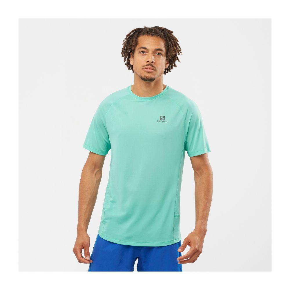 Polera Hombre Cross Rebel Verde Salomon-8