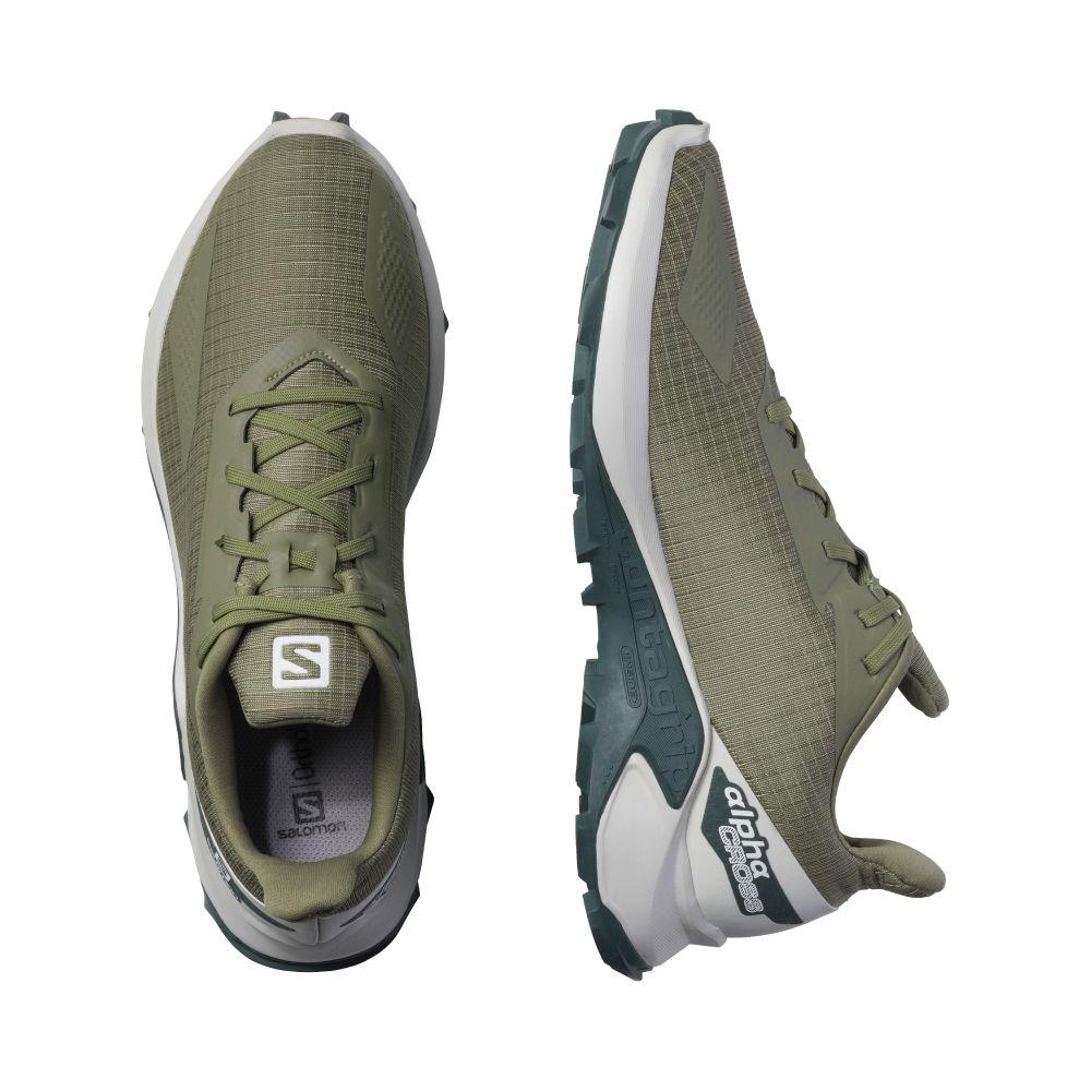 Zapatilla Hombre Alphacross Blast Verde Salomon-3