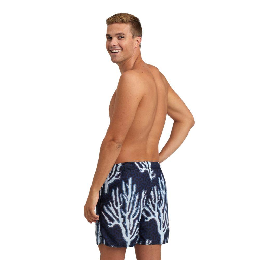 Short Playa Hombre Placed Negro Arena-5