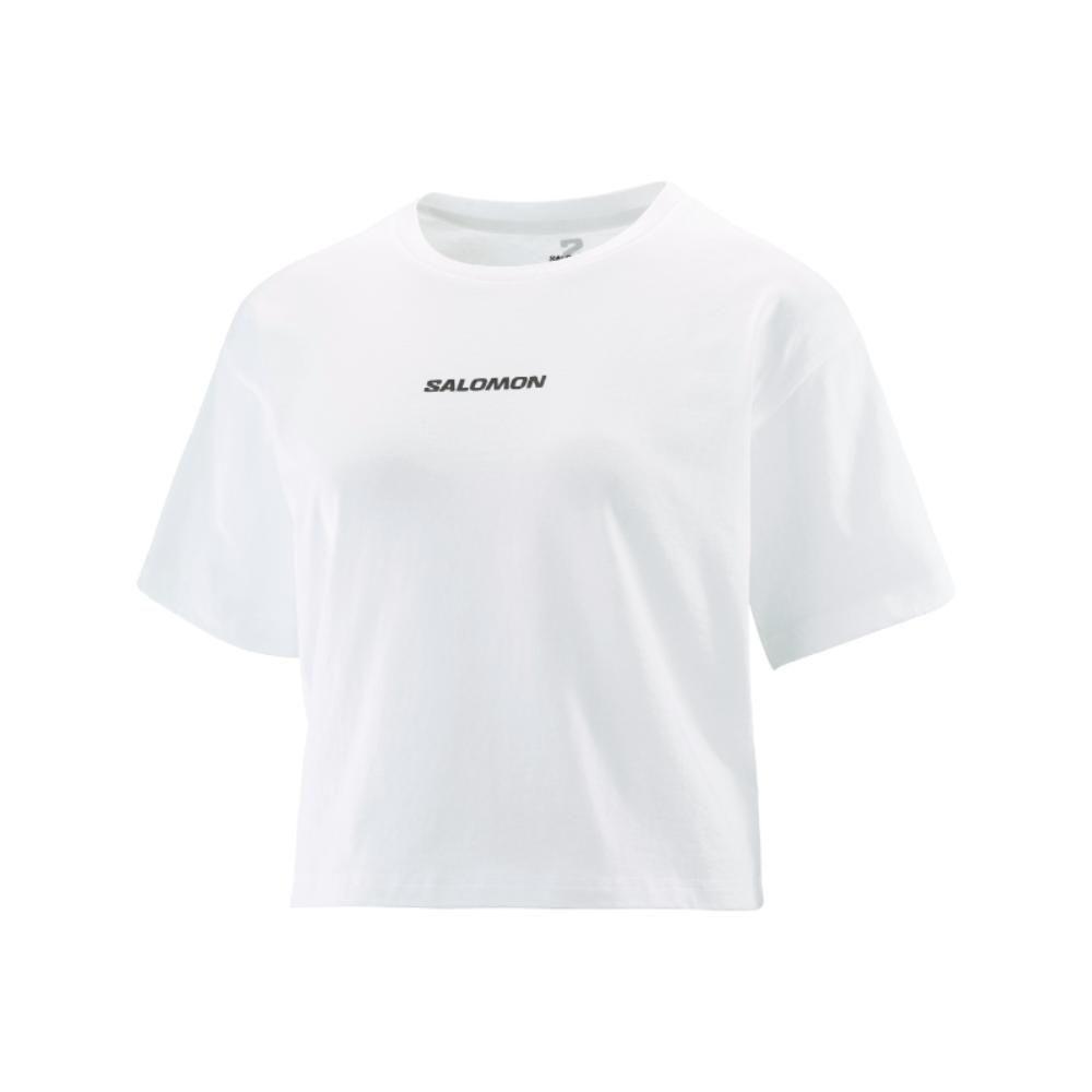 Polera Mujer Logo Twist Blanco Salomon-0