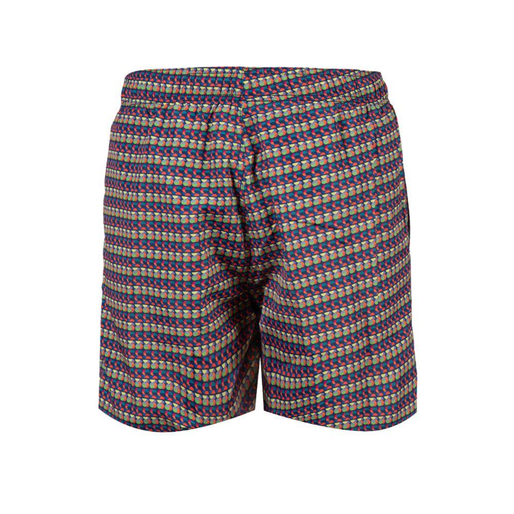 Short Playa Hombre Allover Gris Arena-1