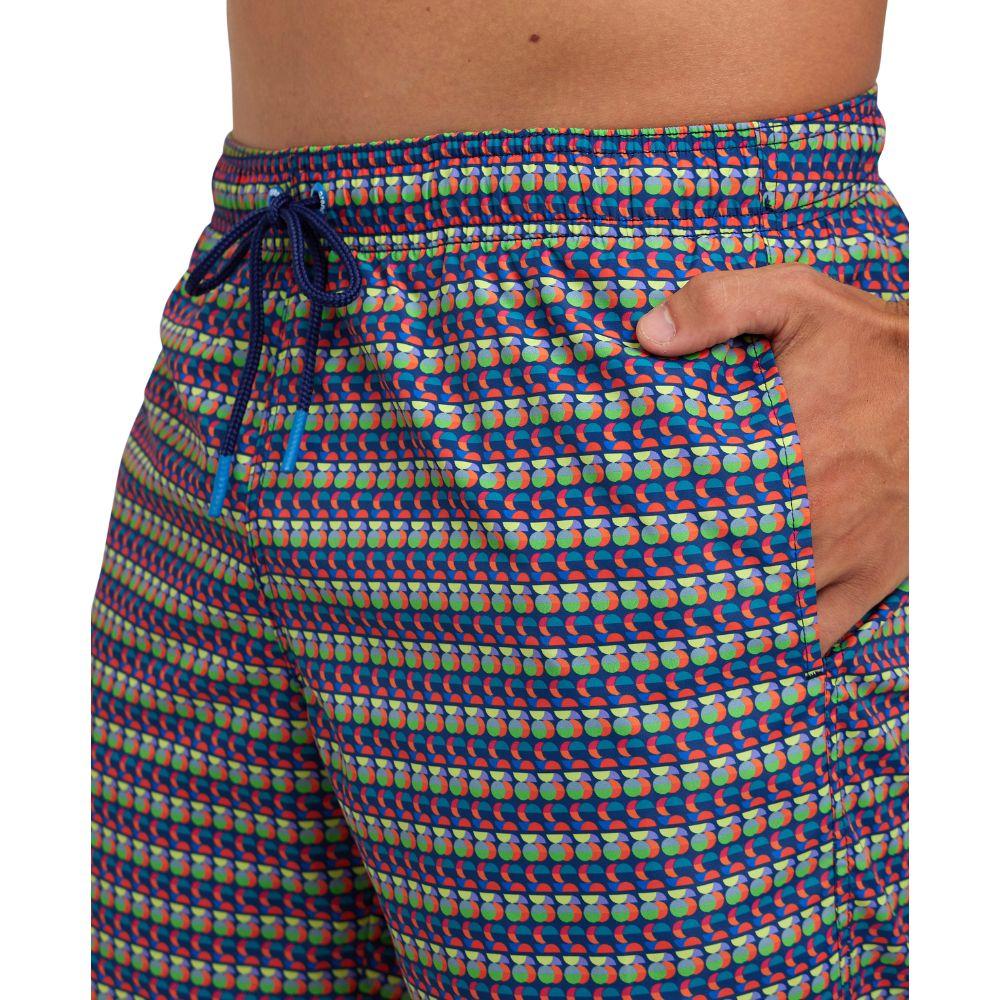 Short Playa Hombre Allover Gris Arena-2