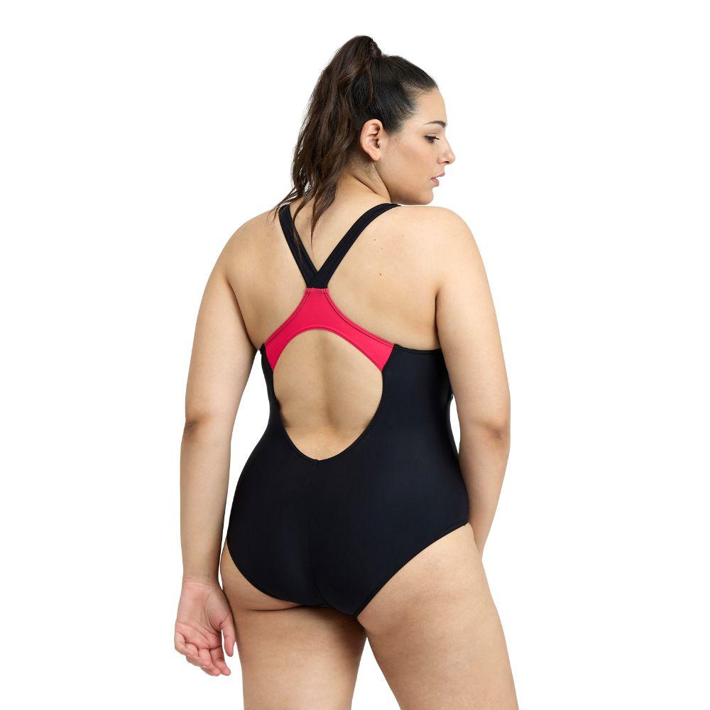 Traje De Baño De Una Pieza Mujer Threefold V Back Negro Arena-1