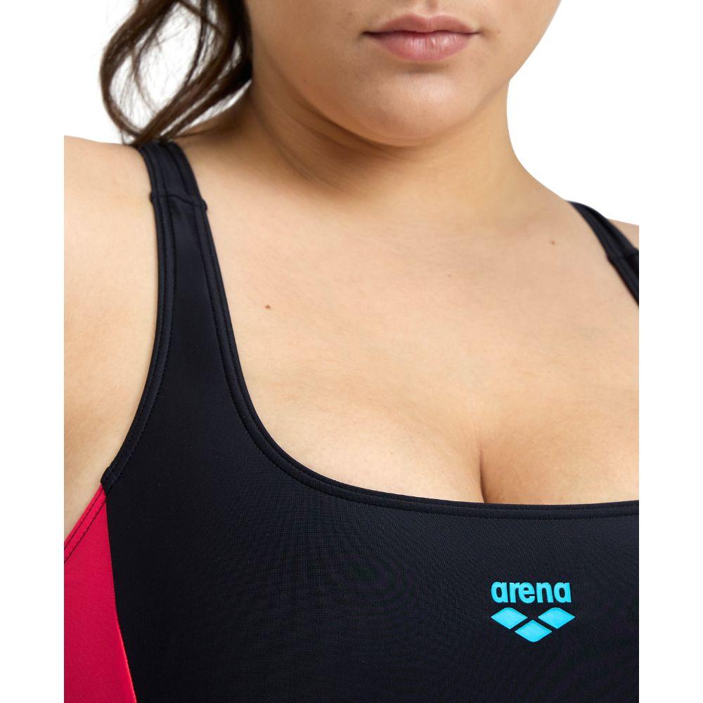 Traje De Baño De Una Pieza Mujer Threefold V Back Negro Arena-5