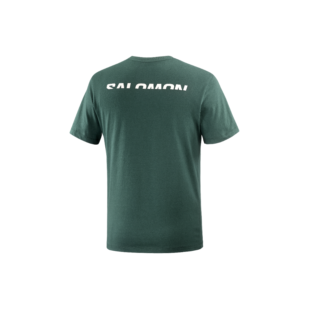 Polera Hombre Outlife Split Verde Salomon-1
