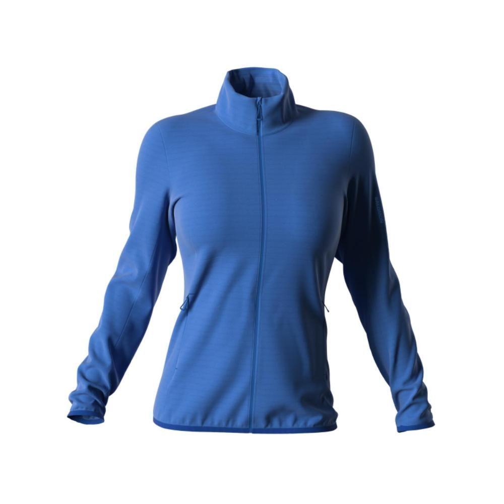 Polerón Mujer Outrack Full Zip Azul Salomon-1