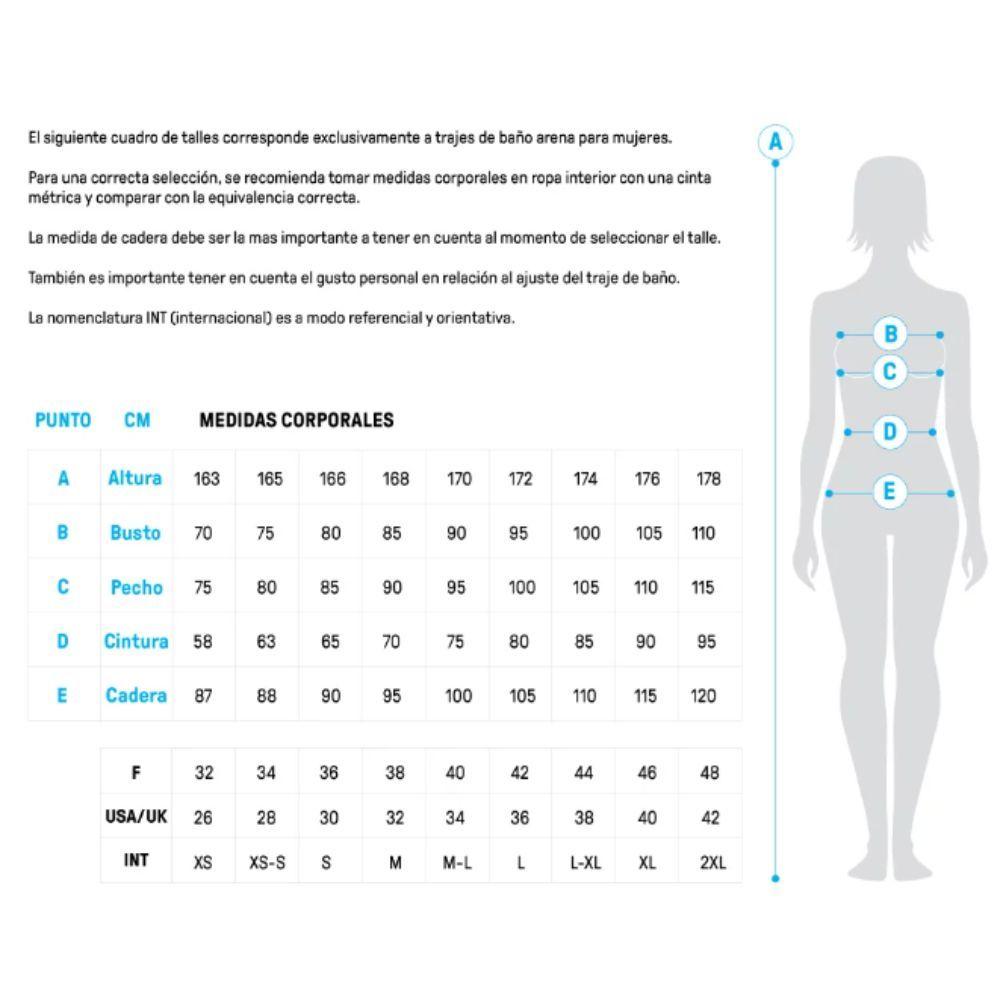 Traje De Baño Mujer Solid Swimsuit O Back Arena-6