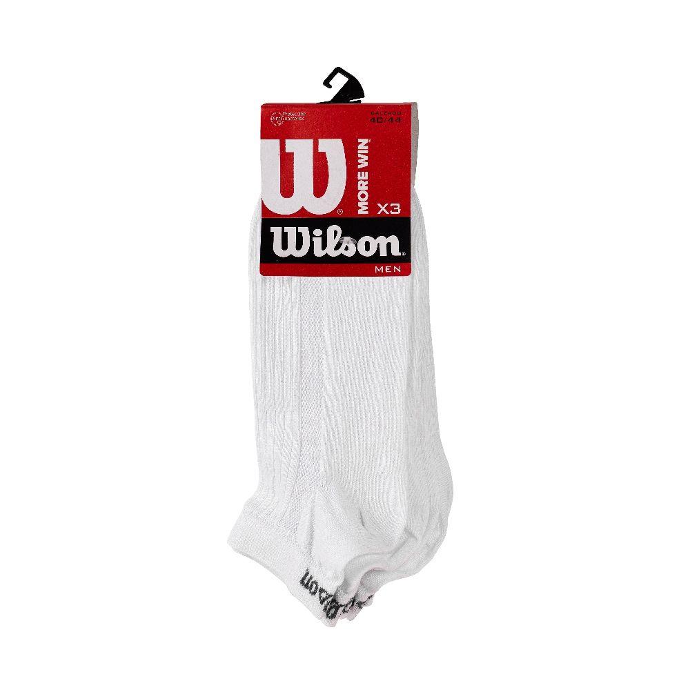 Calceta Tipo Plantilla Blanco Pack X3 Wilson-1