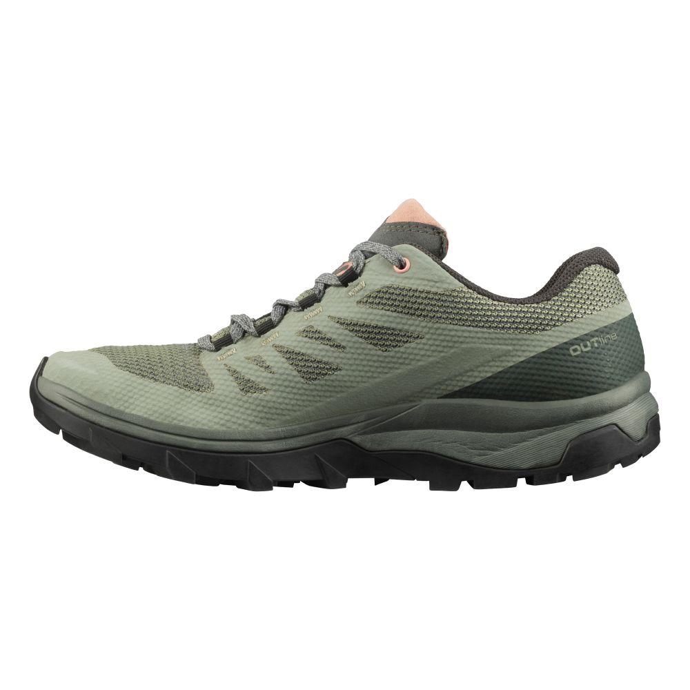 Zapatilla Mujer Outline Gtx Gris Salomon-3