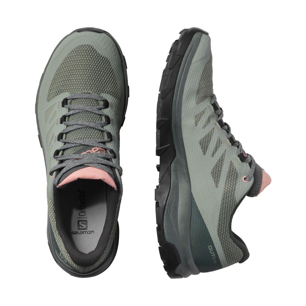 Zapatilla Mujer Outline Gtx Gris Salomon-5