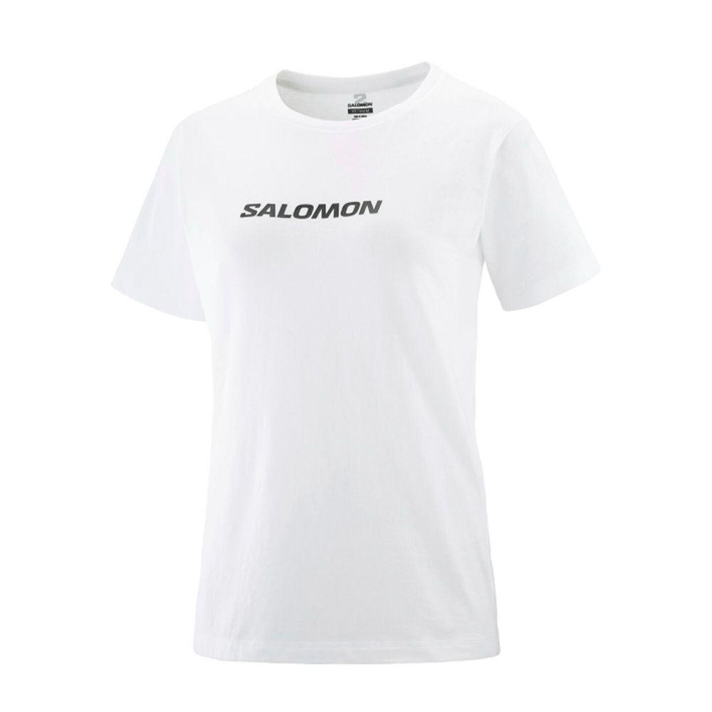 Polera Mujer Logo Ss Tee W Blanco Salomon-0
