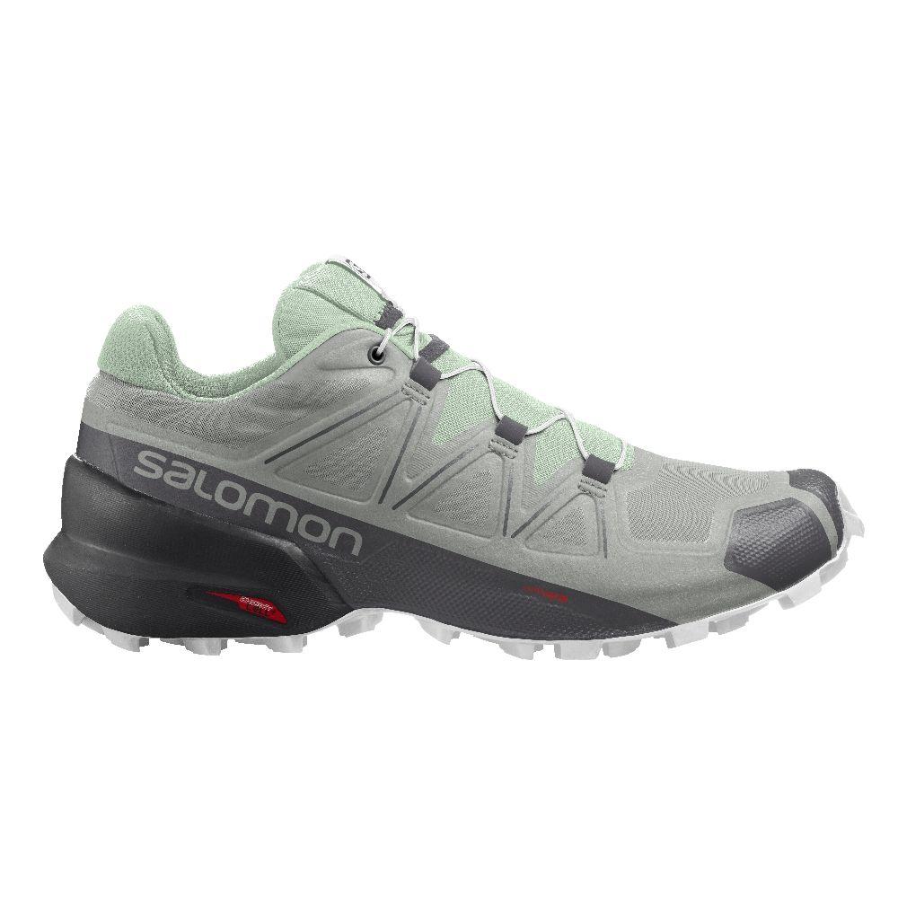 Zapatilla Mujer Speedcross 5 Gris Salomon-0