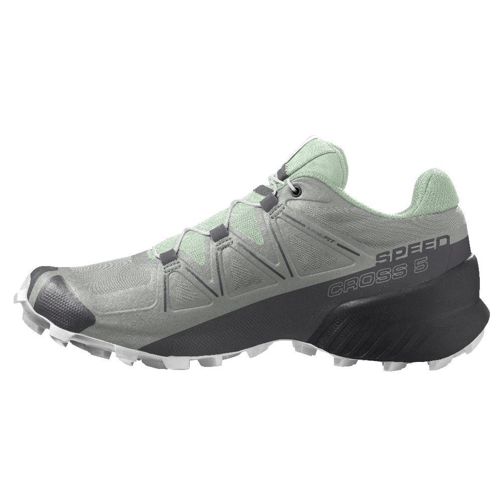 Zapatilla Mujer Speedcross 5 Gris Salomon-1