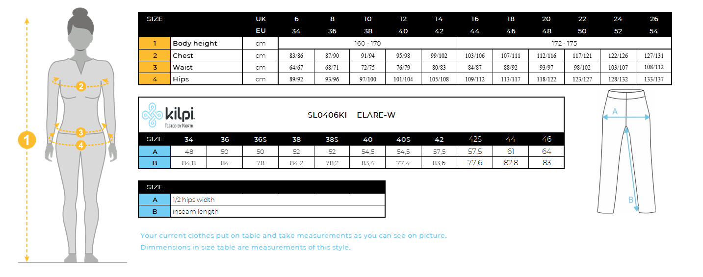 Pantalon Mujer Elare Negro Kilpi-2