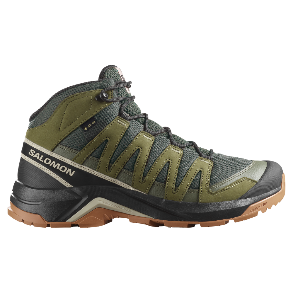 Zapato Hombre X-Adventure Recon Mid Gore-Tex Verde Salomon-0