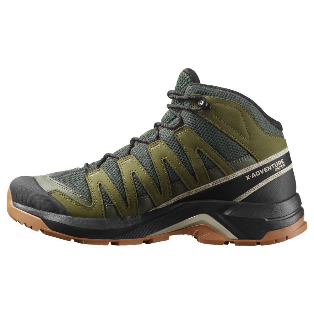 Zapato Hombre X-Adventure Recon Mid Gore-Tex Verde Salomon-6