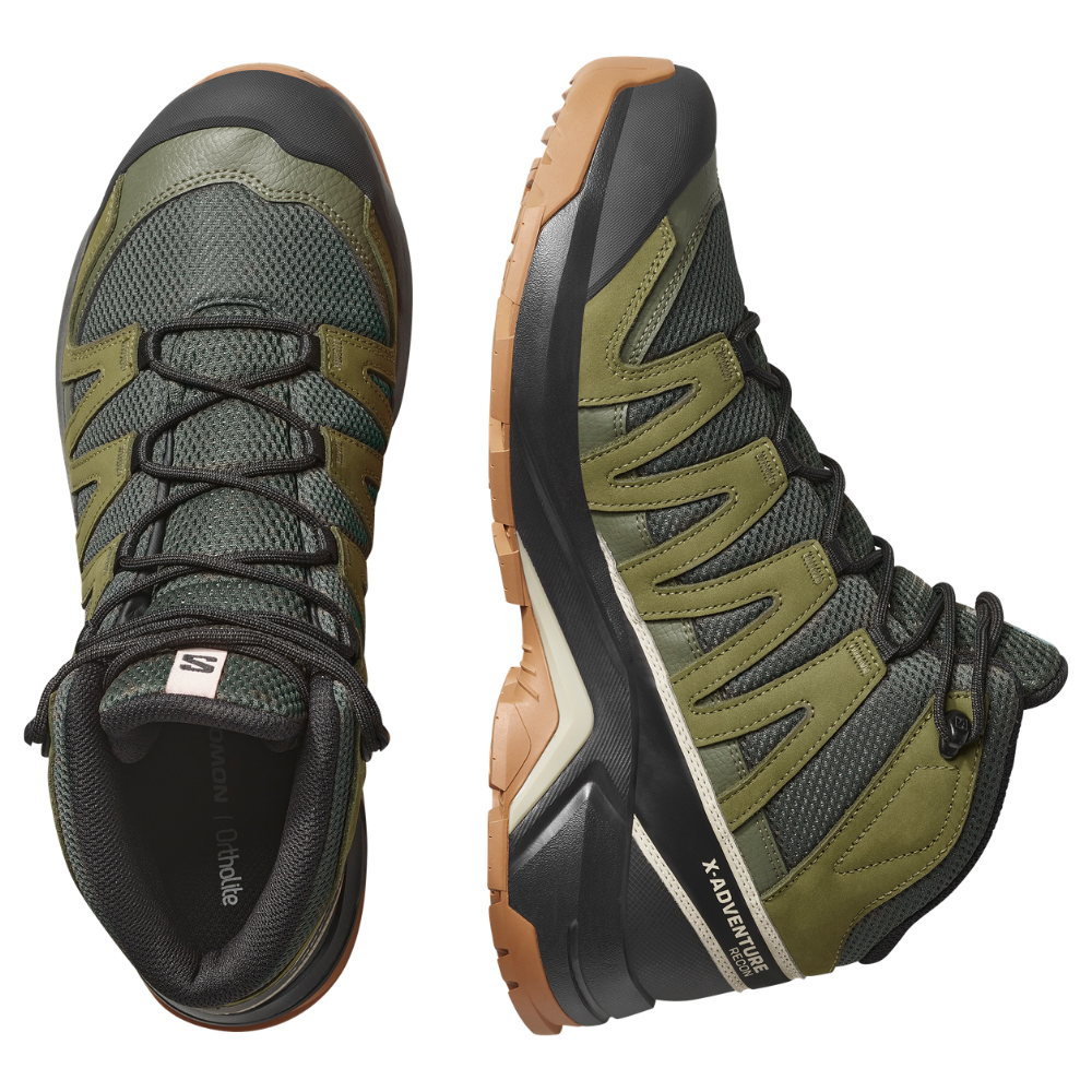 Zapato Hombre X-Adventure Recon Mid Gore-Tex Verde Salomon-7