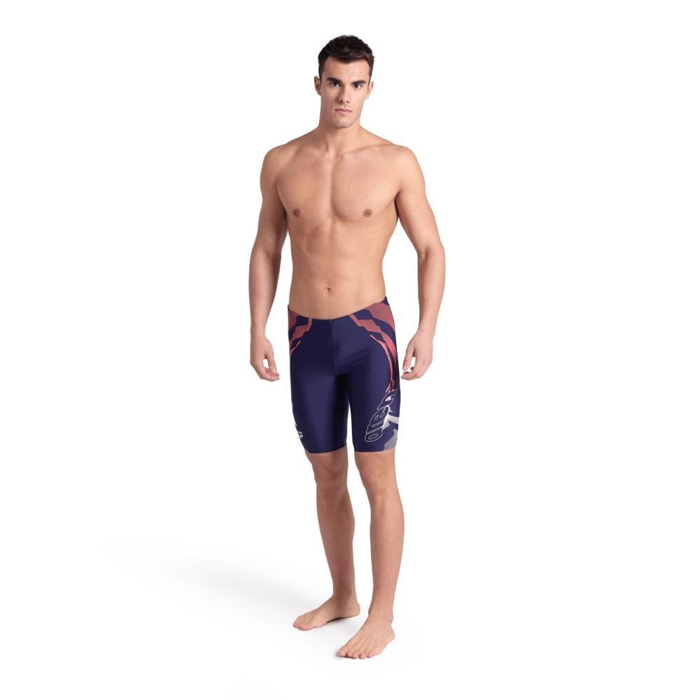 Traje De Baño Hombre Arena Gleam Azul-2