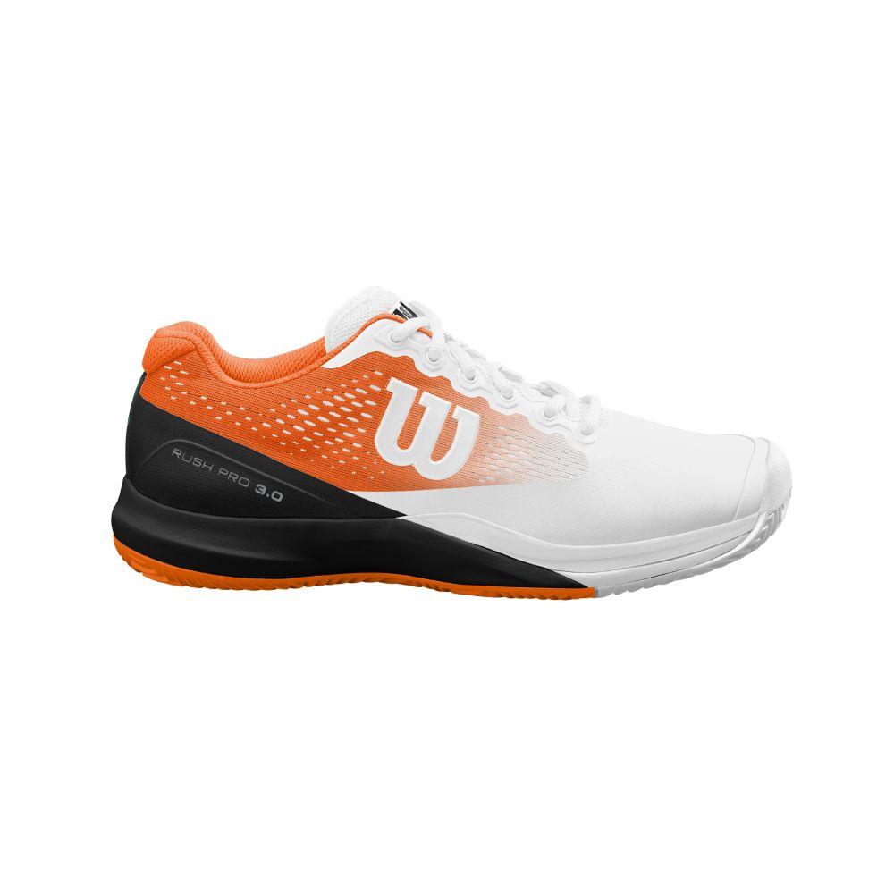 Zapatilla Rush Pro 3.0 Paris Clay Wh/Bk Wilson-0