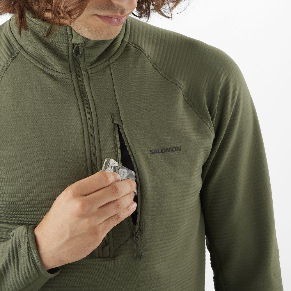 Poleron Hombre Essential Ltwarm Hz M Ve Salomon-4