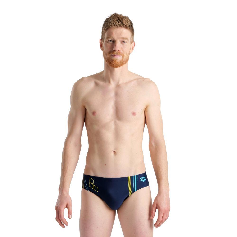 Zunga Hombre Briefs Graphic  Azul Arena-3