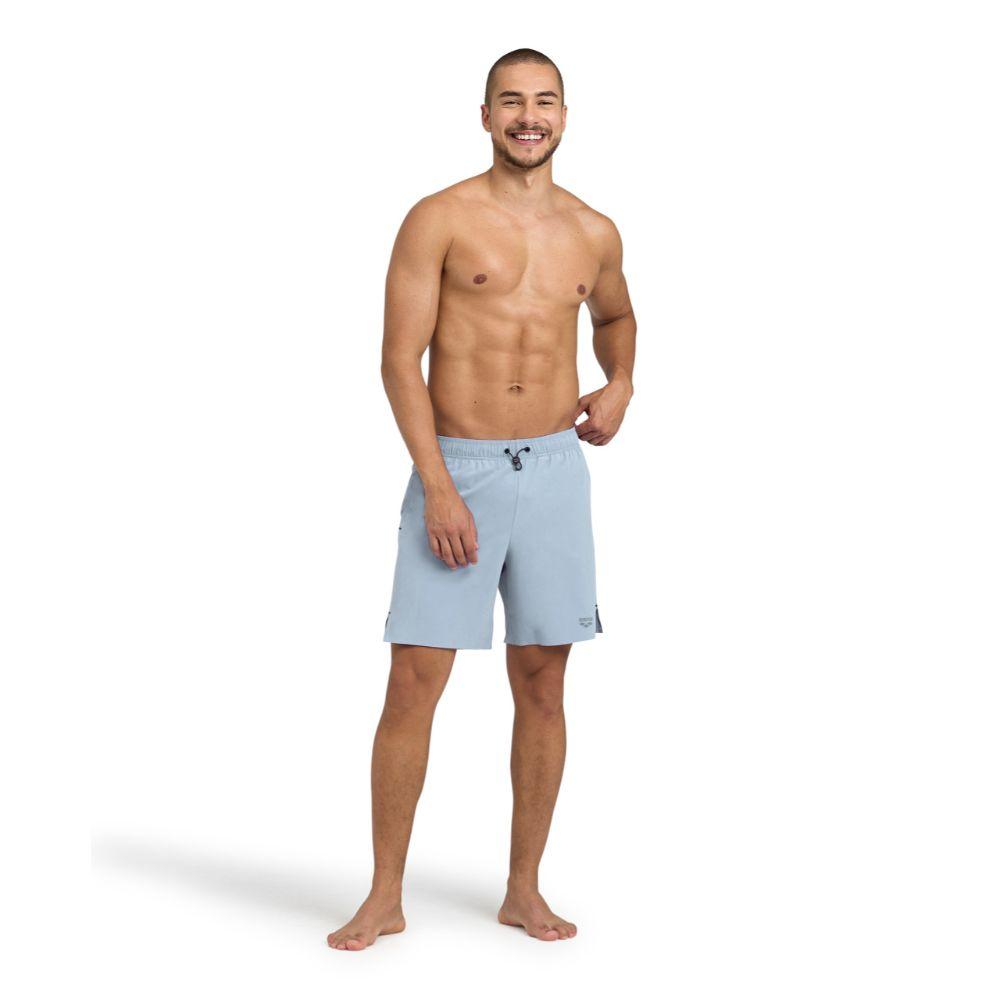 Short Playa Hombre Evo Solid Gris Arena-6