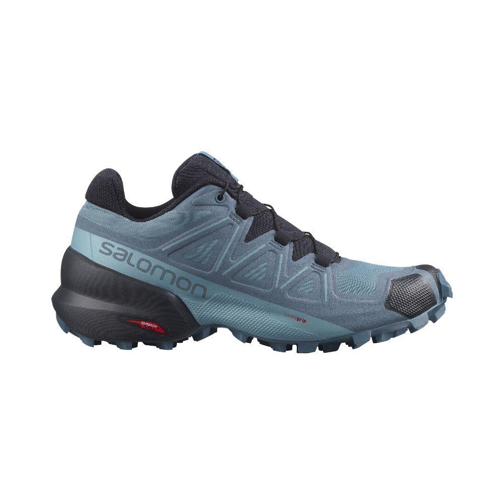 Zapatilla Mujer Speedcross 5 Azul Salomon-0